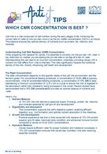 WHICH CMR CONCENTRATION IS BEST ?